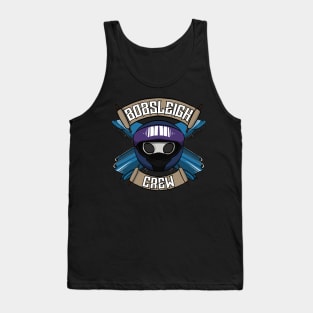 Bobsleigh crew Jolly Roger pirate flag Tank Top